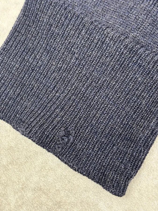 Maison Margiela AW2005 Maison Martin Margiela Navy Wool Sweater Turtleneck Size US S / EU 44-46 / 1 - 8 Thumbnail
