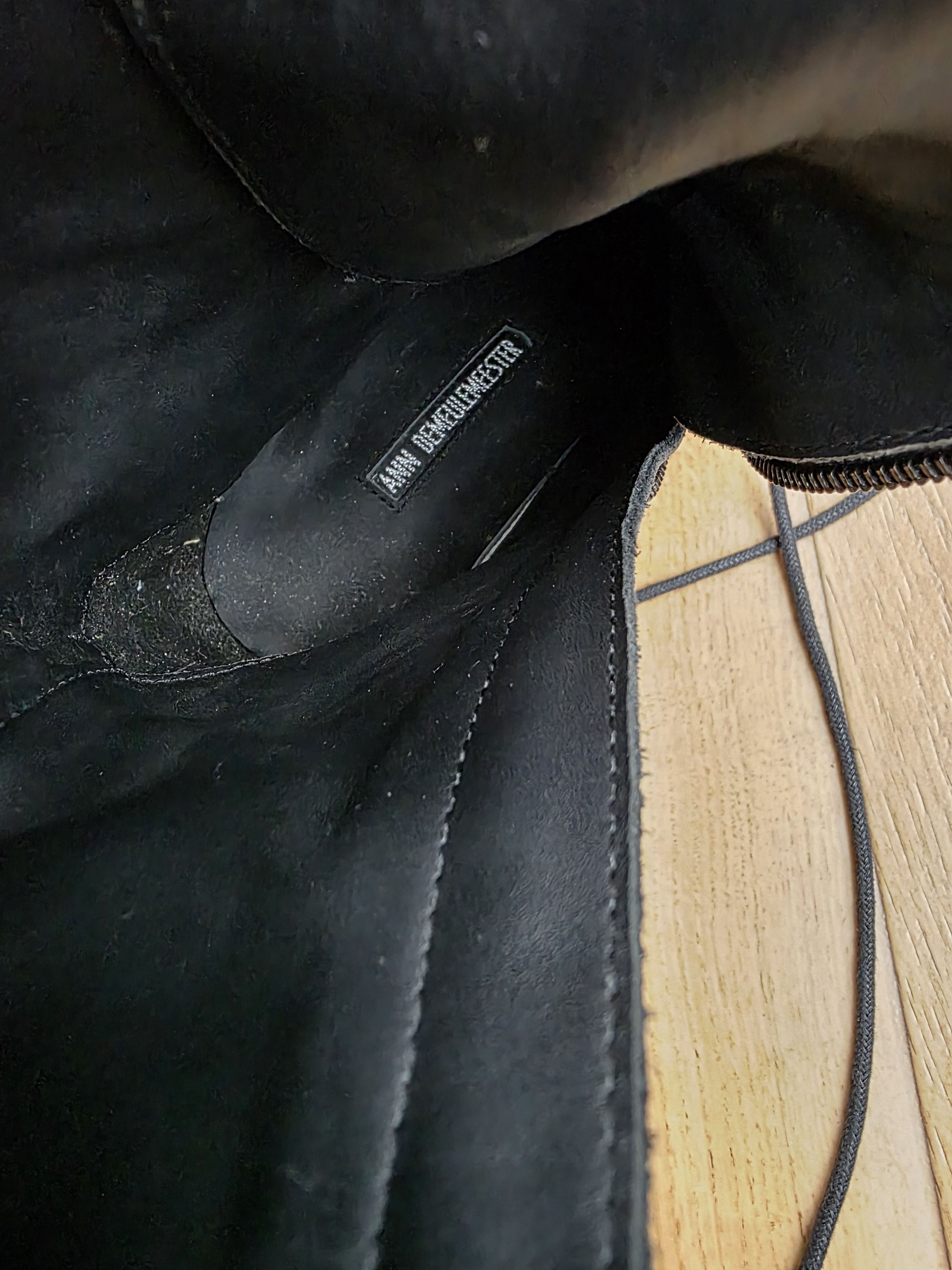 Ann Demeulemeester Ann Demeulemeester Heeled Lace up Leather Ankle Combat Boots Size US 10 / IT 40 - 12 Thumbnail