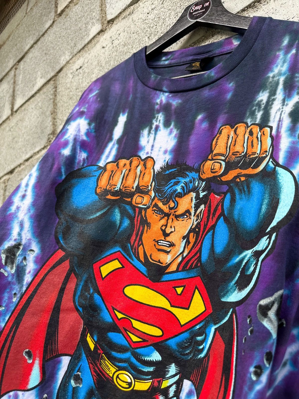 DC Comics × Vintage Vintage DC Comics Super Man L Size US L / EU 52-54 / 3 - 5 Thumbnail
