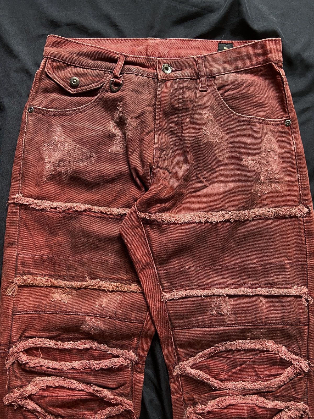 semanticdesign SEMANTIC DESIGN DISTRESSED PUNK DENIM Size US 30 / EU 46 - 7 Thumbnail