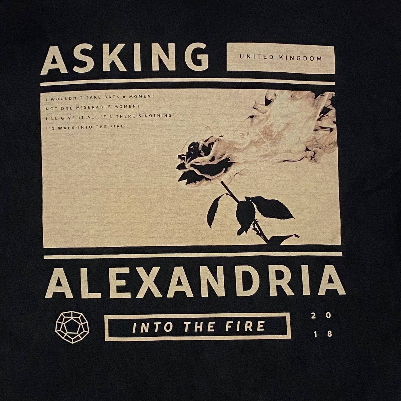 Band Tees Metalcore band asking alexandria into the fire Size US XL / EU 56 / 4 - 2 Thumbnail