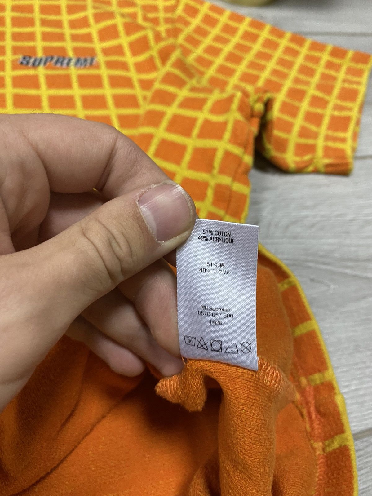 Supreme Supreme mesh check heavy weight tight t-shirt Size US L / EU 52-54 / 3 - 7 Thumbnail