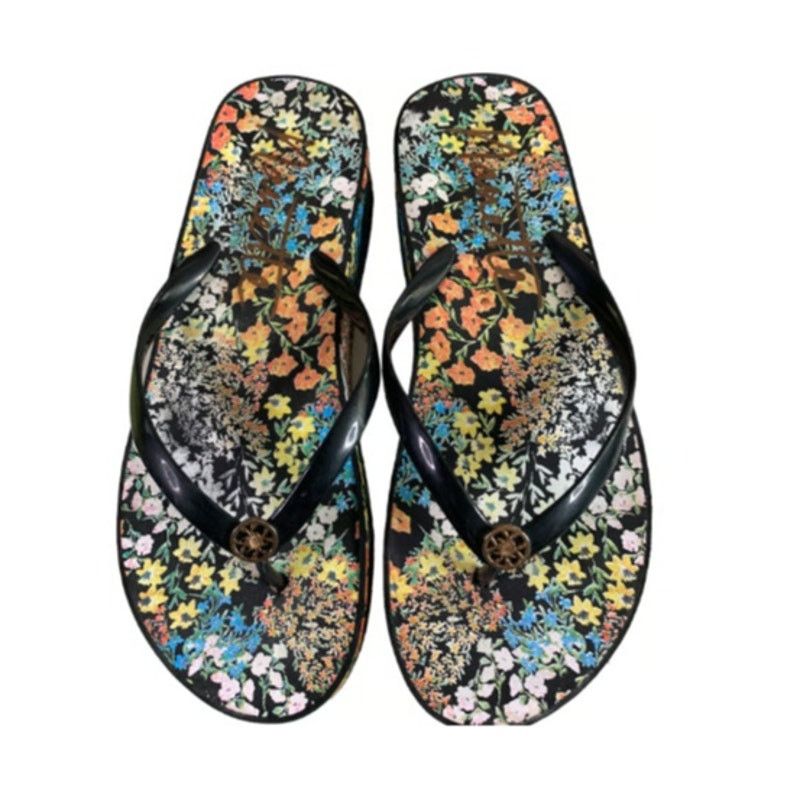 Nanette Lepore Nanette Lepore Women's Size 9 Flip Flop Sandals Floral Beach Size US 9 / IT 39 - 3 Thumbnail