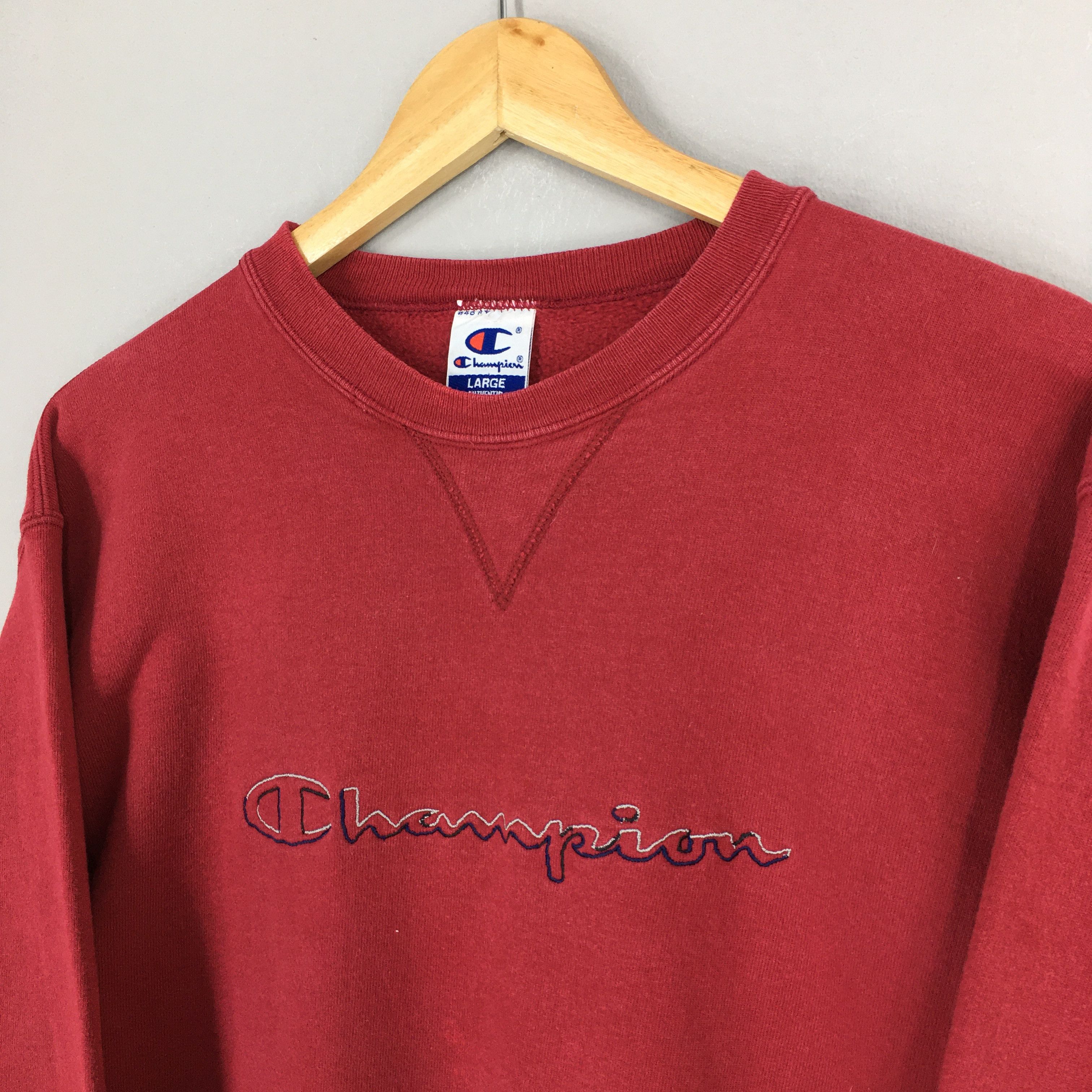 Champion Vintage Champion Sports Red Sweatshirt Large Size US L / EU 52-54 / 3 - 3 Thumbnail