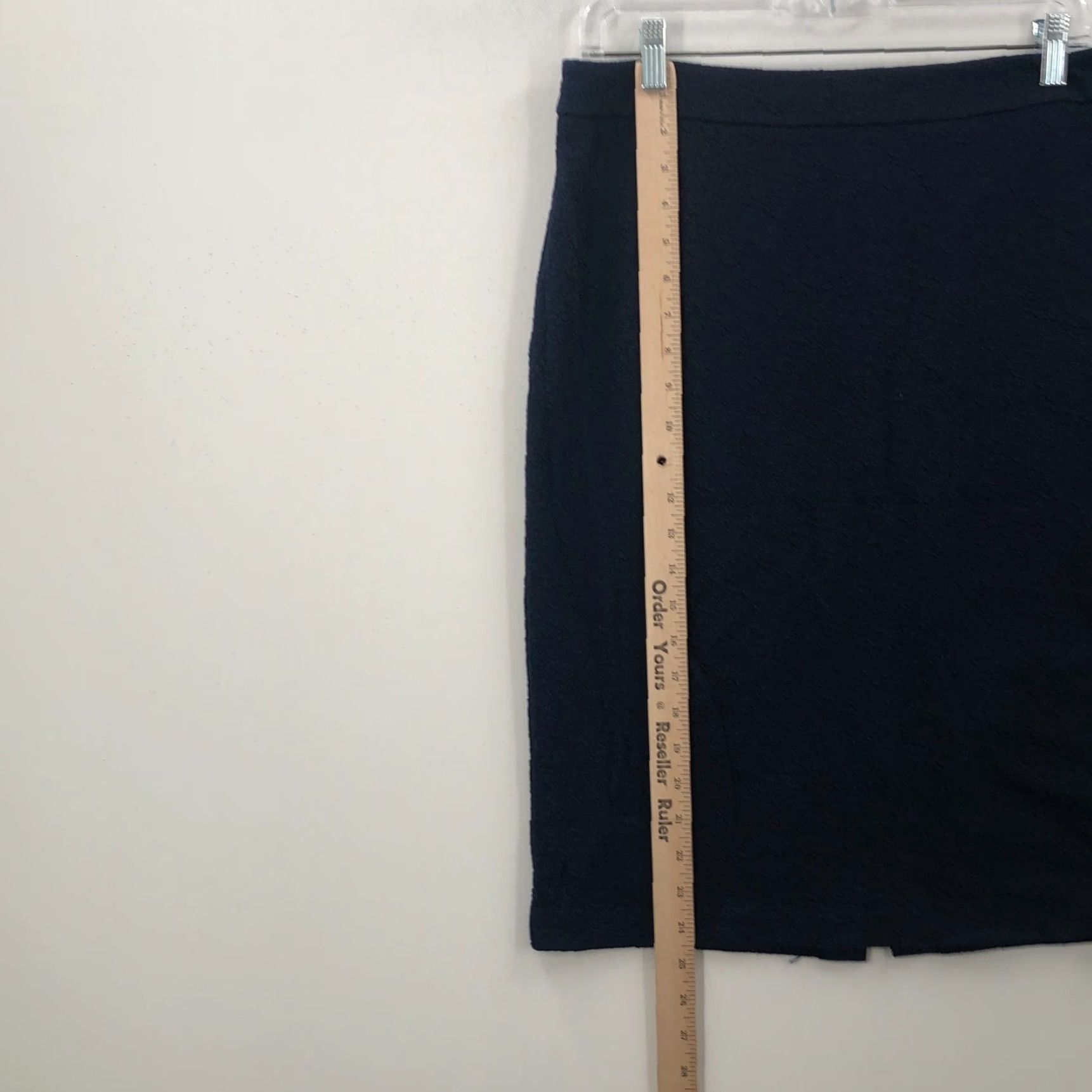 Michael Kors Michael Kors Womens Black Back Zip Casual Straight Pencil Skirt Size Large 33 Size 36" / US 14 / IT 50 - 6 Thumbnail