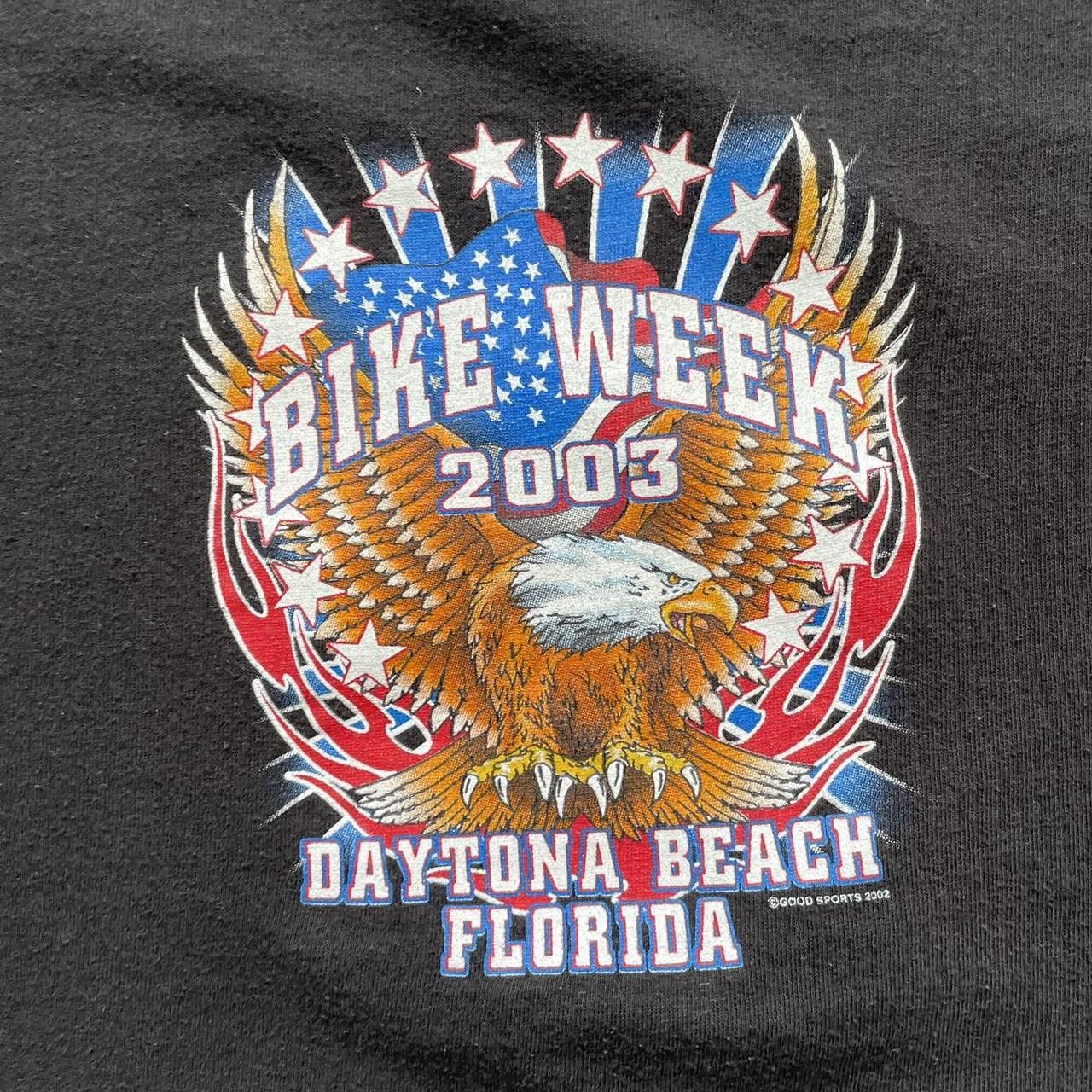 Harley Davidson × Vintage Vintage Y2K 2003 Bike Week Motorcycle Graphic Tee Size US XL / EU 56 / 4 - 2 Thumbnail