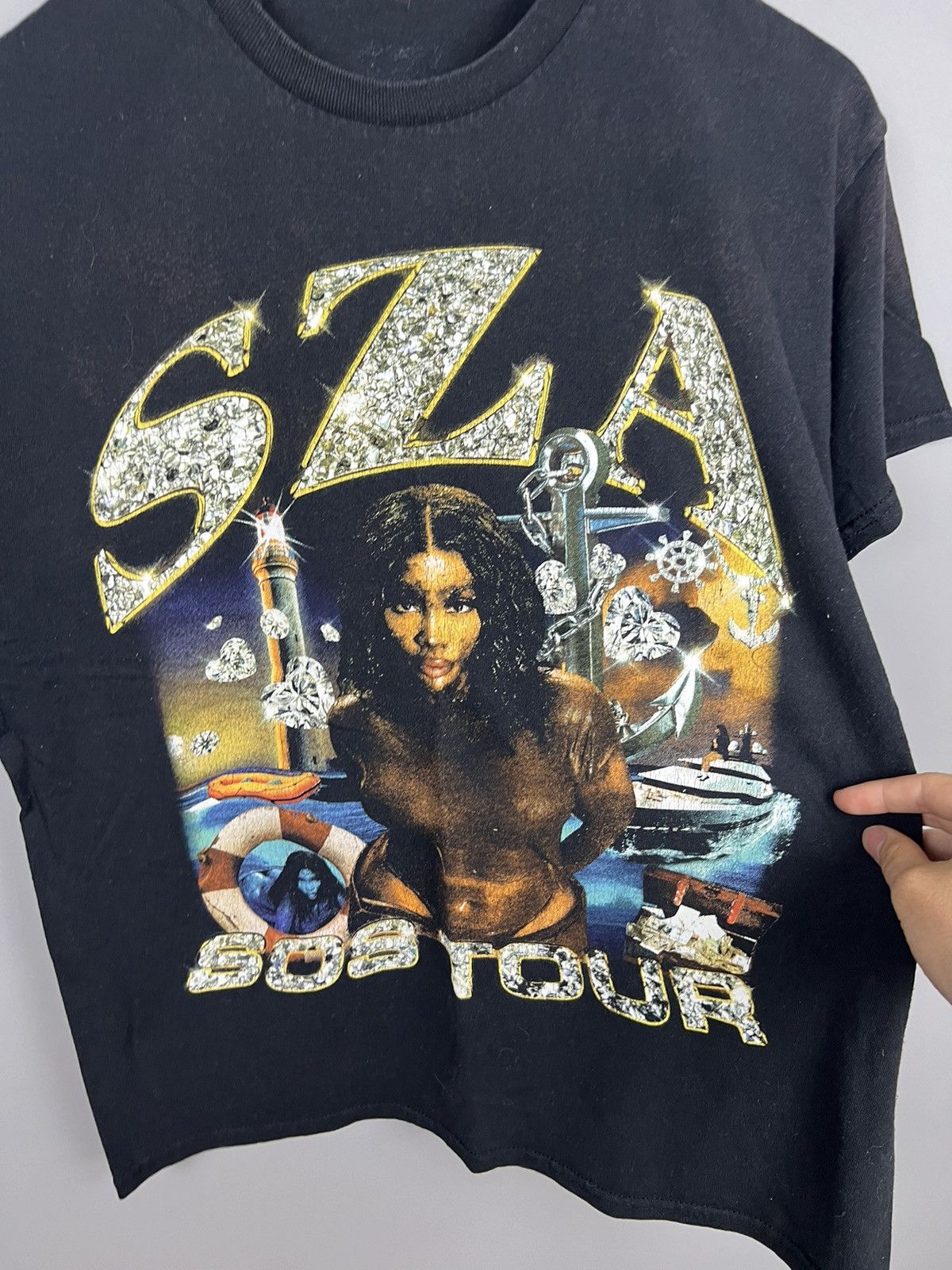 Band Tees (M) SZA SOS TOUR band tee merch Size M / US 6-8 / IT 42-44 - 2 Thumbnail
