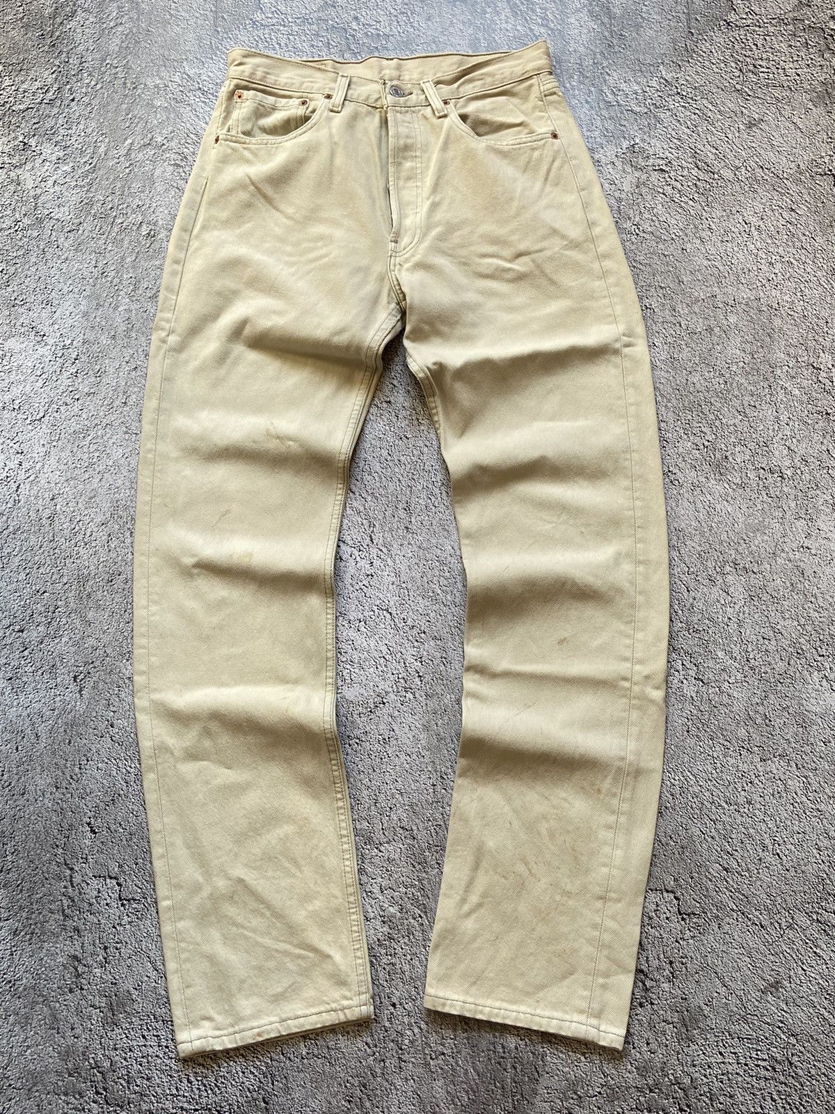Levi's × Vintage Levi’s Distressed Vintage Denim Pants Made In USA Dirty Faded Size US 32 / EU 48 - 8 Thumbnail
