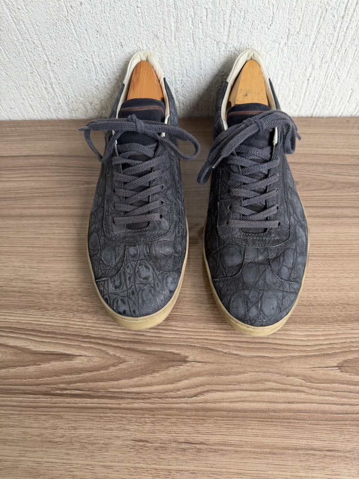Loro Piana Crocodile embossed 70's walk sneaker Size US 9 / EU 42 - 5 Thumbnail