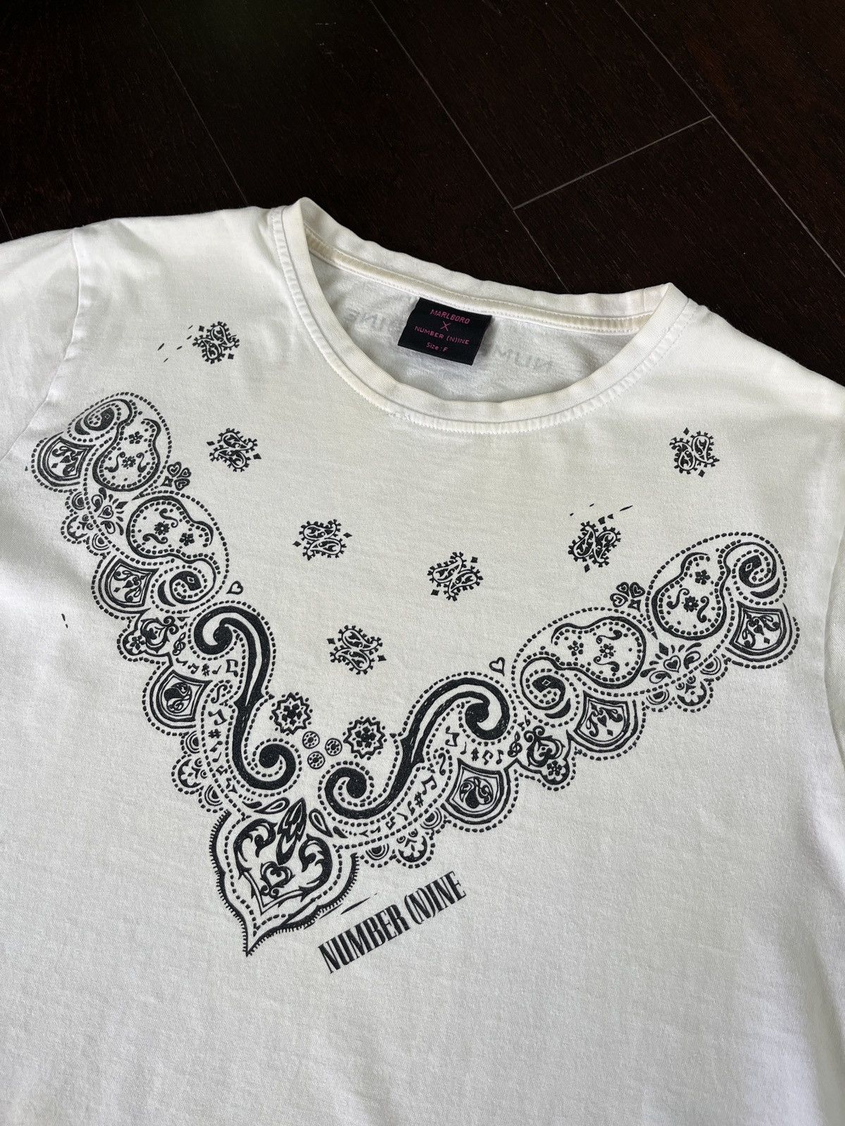 Number (N)ine Number Nine Marlboro Tee white - F Size US M / EU 48-50 / 2 - 2 Thumbnail
