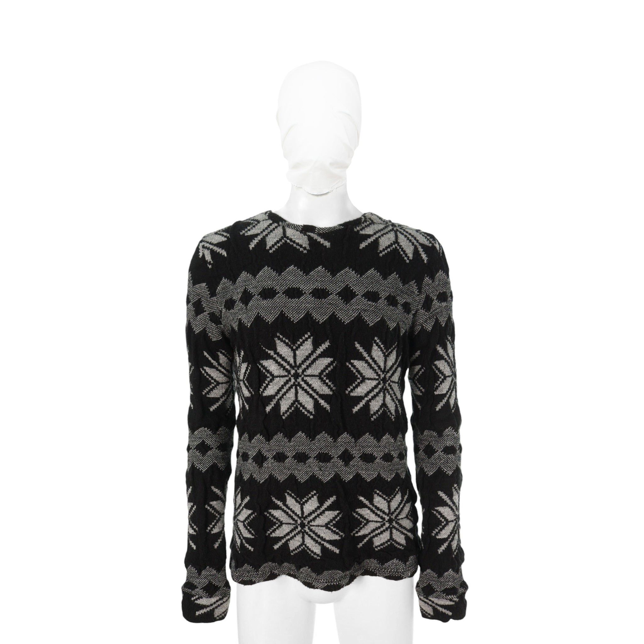 Jil Sander × Raf Simons AW 2006 Black Keyhole Sweater, size 46