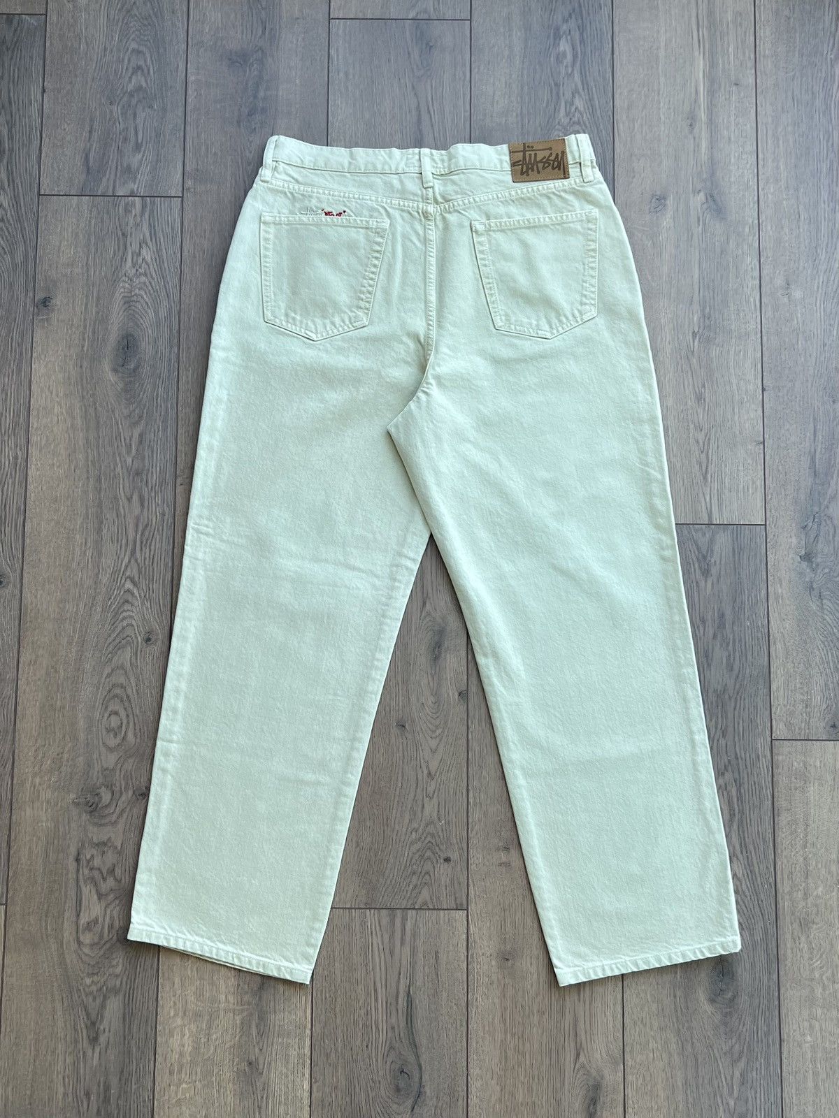 Stussy Stussy Denim Big Ol Jean “Cream” 34 Size US 34 / EU 50 - 2 Thumbnail