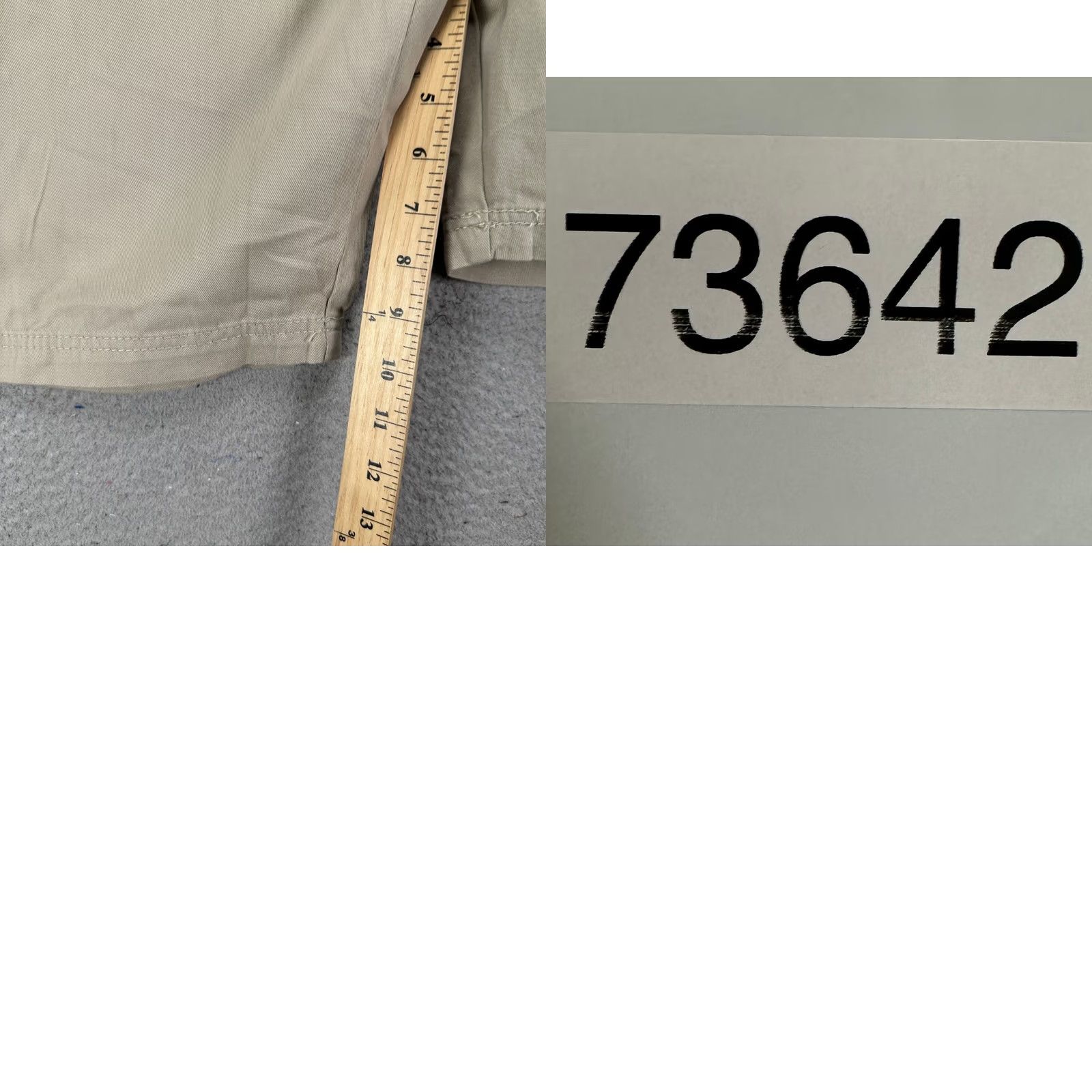 Lee Lee Mens Cargo Shorts 40 Tan Pull On Drawstring Stretch Flat Front Pockets NEW Size US 40 / EU 56 - 8 Thumbnail