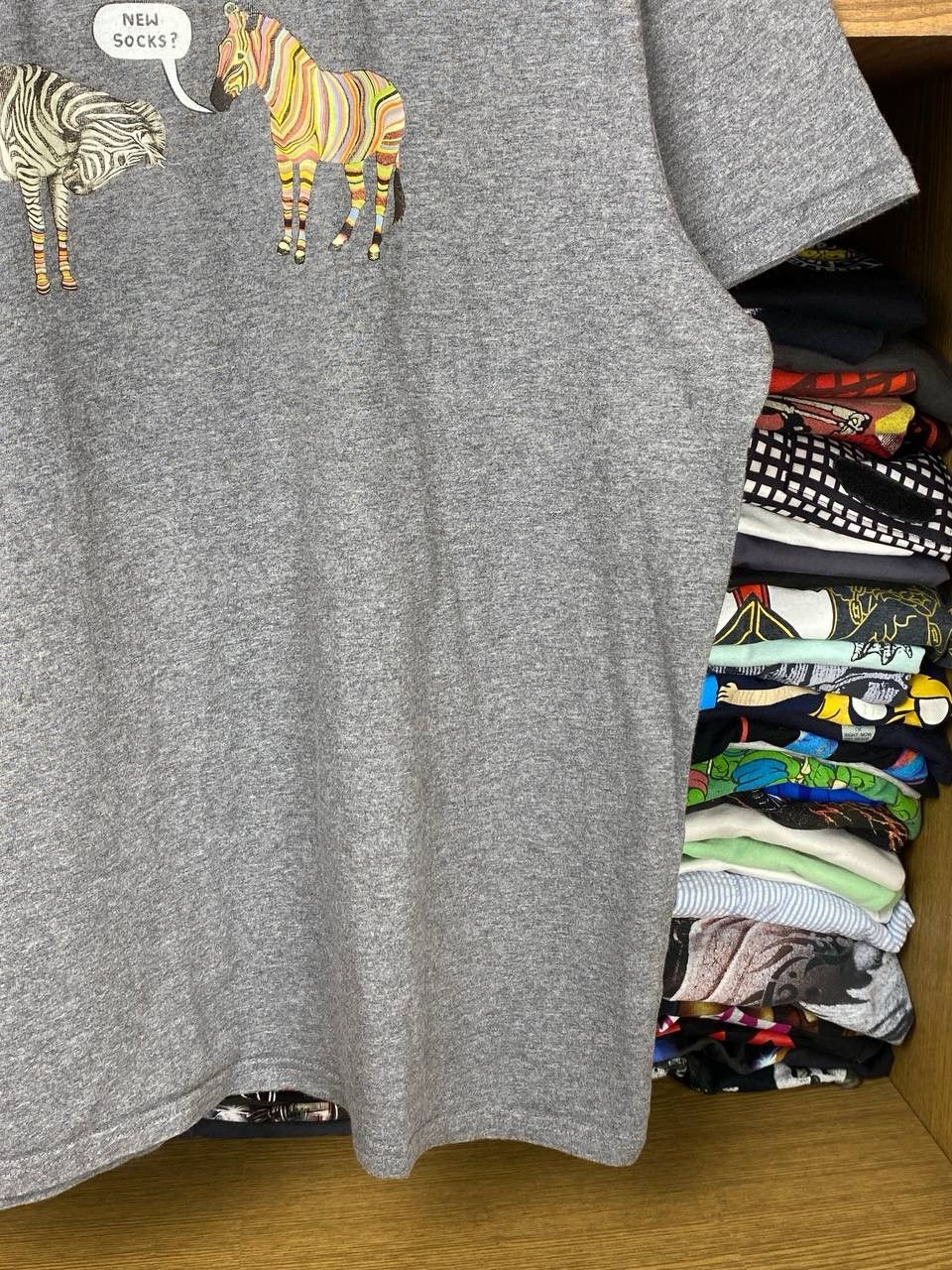 Paul Smith Paul Smith "New Socks ?" Printed Graphic y2k Tee Size US XL / EU 56 / 4 - 6 Thumbnail