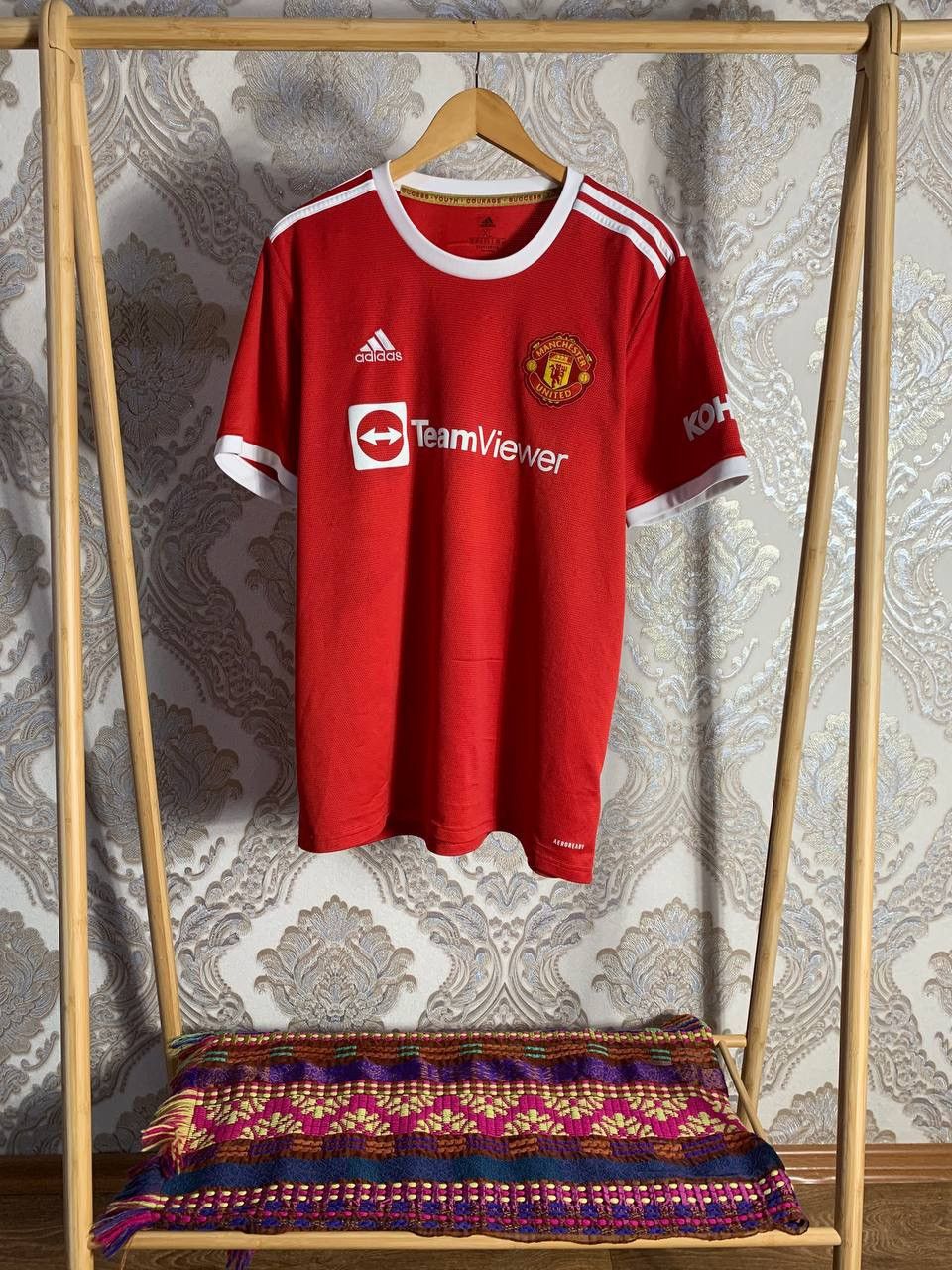 Adidas × Vintage ADIDAS FC MANCHESTER UNITED ENGLAND SOCCER JERSEY BLOKECORE Size US XL / EU 56 / 4 - 1 Thumbnail