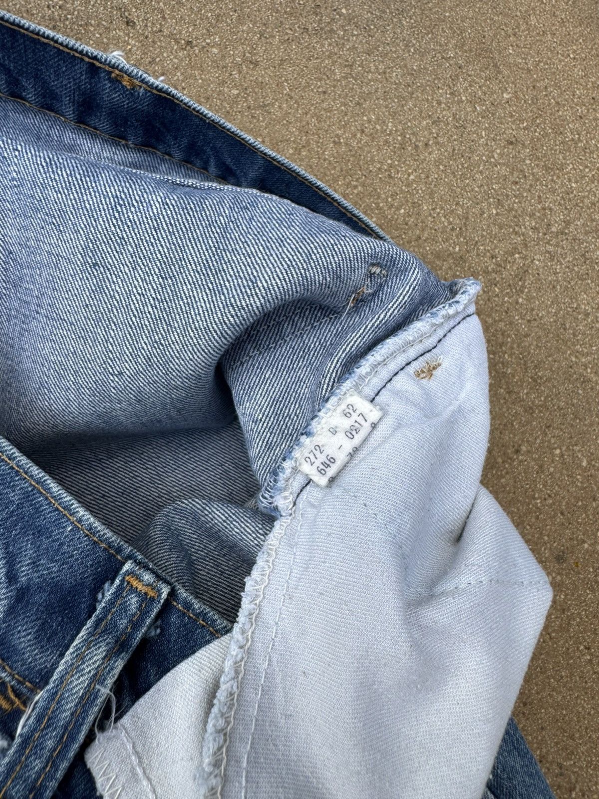 Levi's × Vintage Vtg 70’s Levi’s 646 Orange Tab Bellbottom Flare Jeans 36x28 Size US 36 / EU 52 - 6 Thumbnail