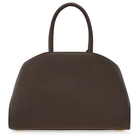 Salvatore Ferragamo FERRAGAMO Hug Medium Testa Di Moro/Burnt Ocra Top Handle Bag Size ONE SIZE - 3 Thumbnail