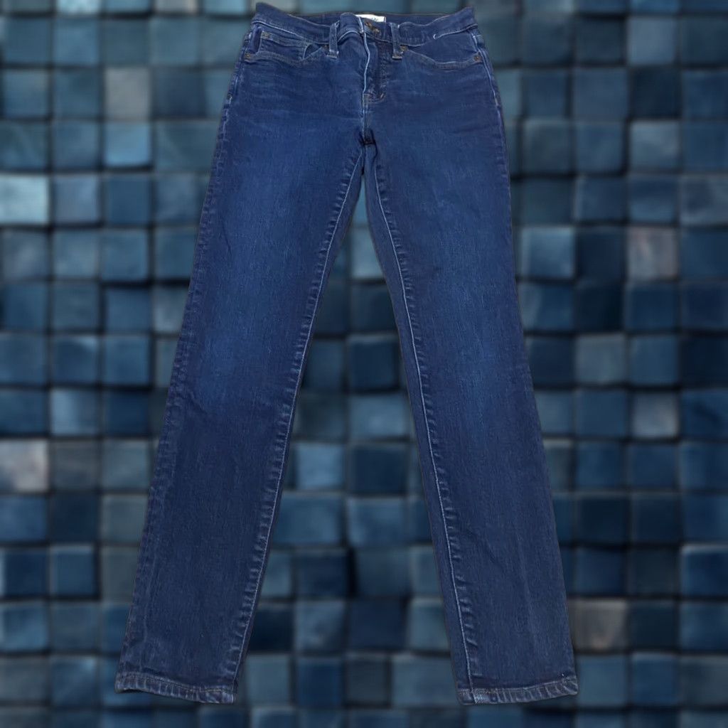 Madewell Madewell Jeans Blue Denim Mid Rise Skinny Womens Size 26 Regular 5-Pocket Denim Stretch Cotton Spandex Lyocell Size 26" / US 2 / IT 38 - 1 Thumbnail