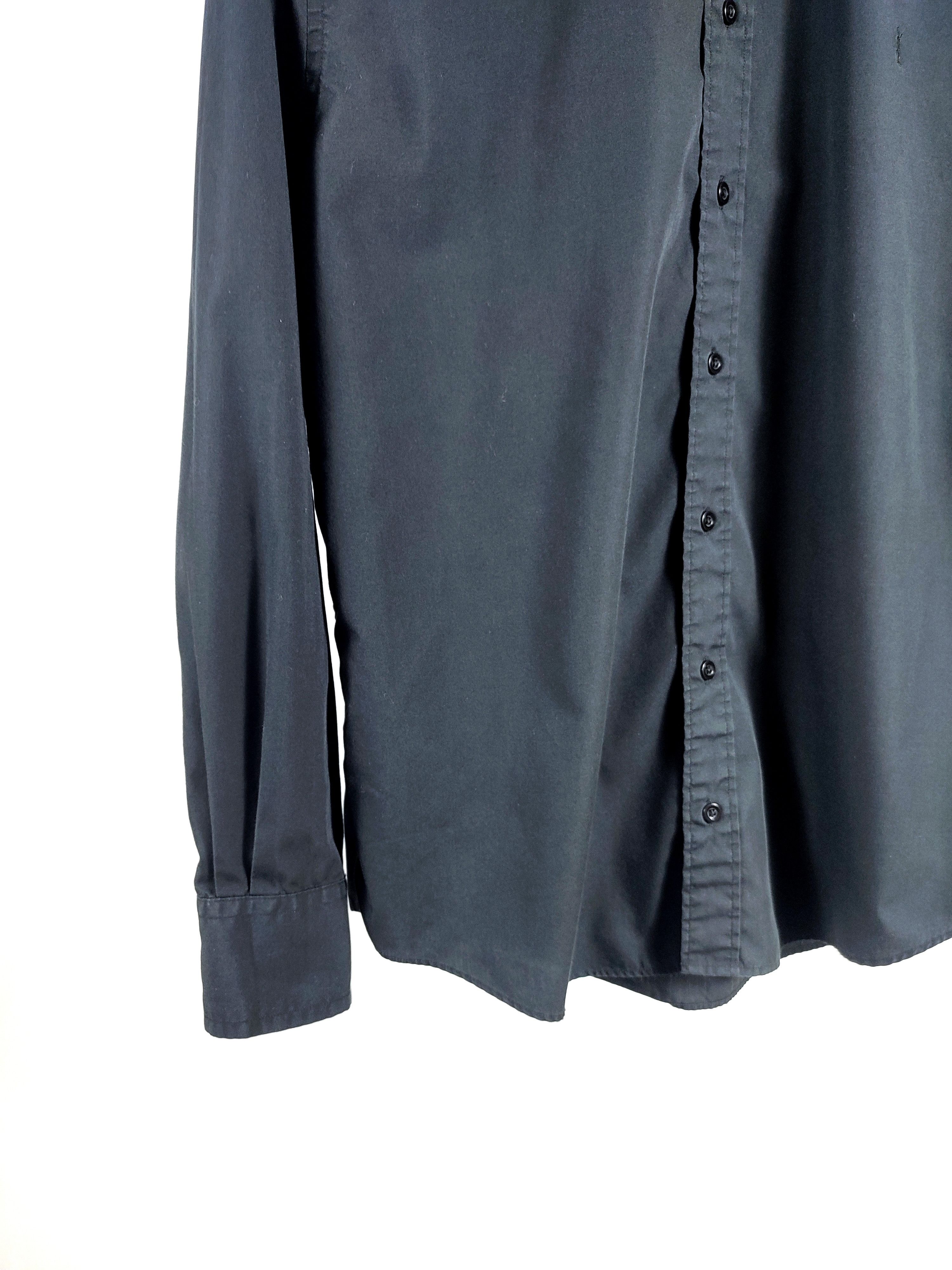 Yves Saint Laurent Ysl black vintage shirt Size US L / EU 52-54 / 3 - 5 Thumbnail