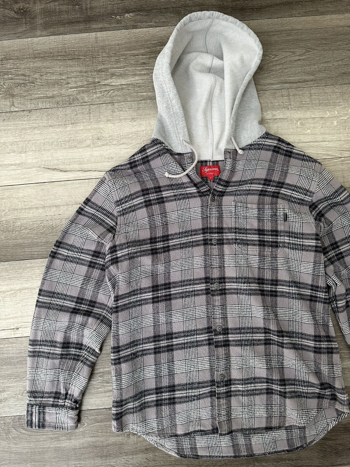 Supreme good Flannel Shirt Size Large