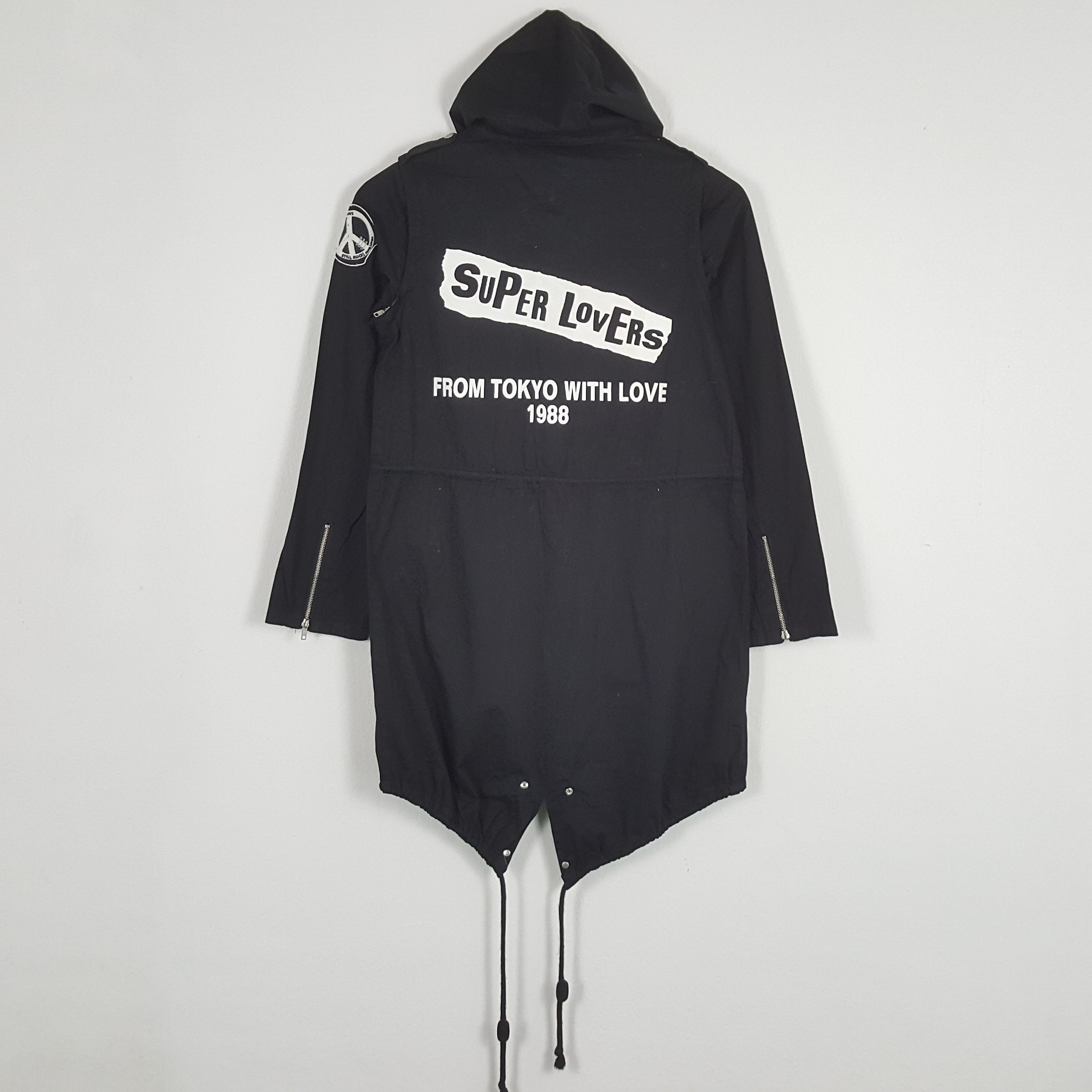 Japanese Brand × Vintage Vintage SUPER LOVERS Japanese Punk Style Parkas Jacket Size US S / EU 44-46 / 1 - 1 Thumbnail