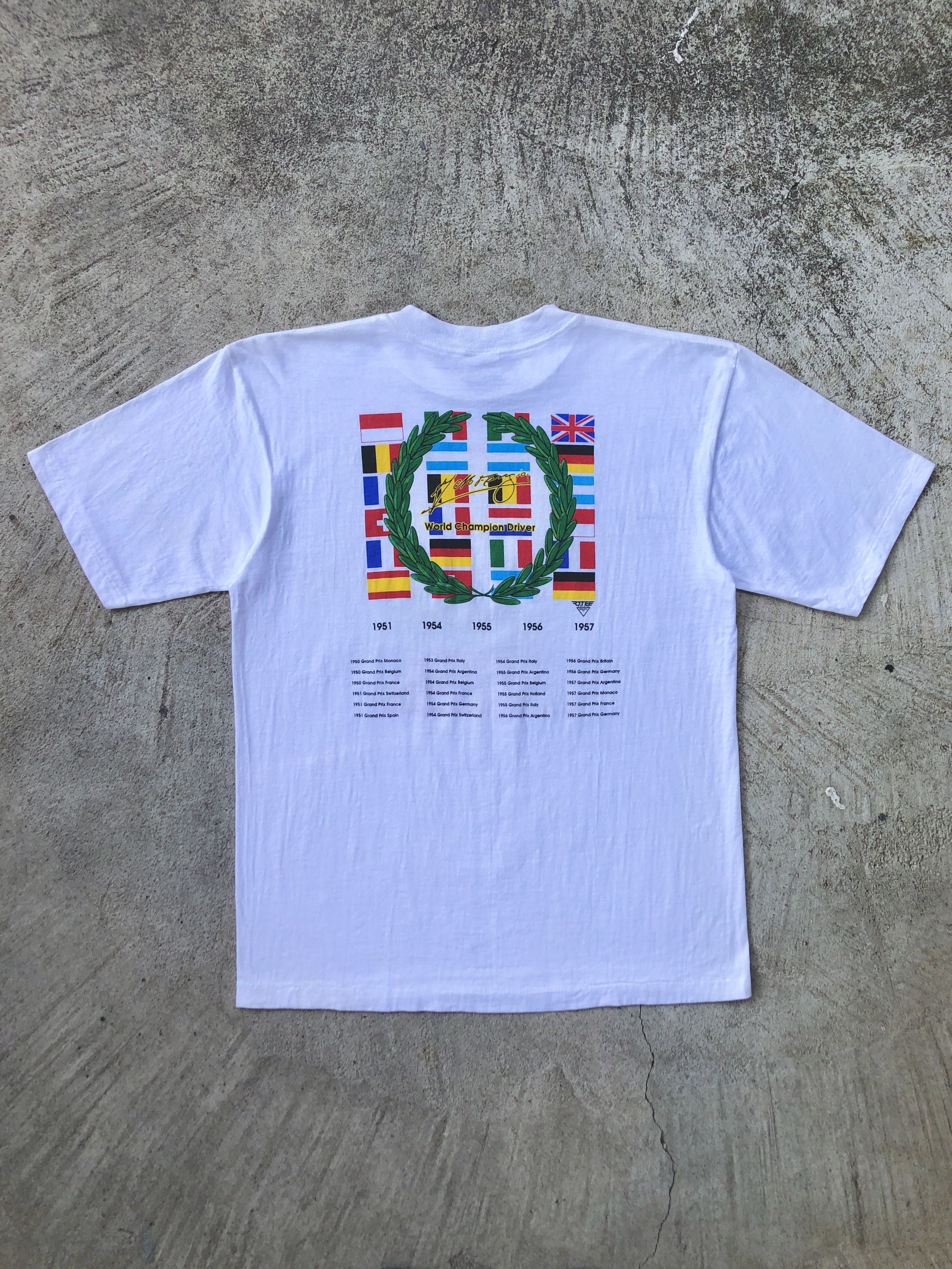 NASCAR Vintage 90s Monterey Historic Automobile Races T-shirt Size US XL / EU 56 / 4 - 2 Thumbnail