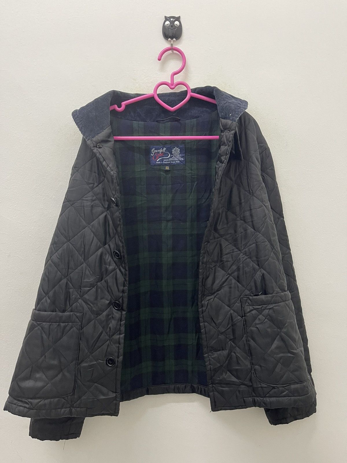 Grenfell Rare Vintage GRENFELL SPORT Made in England Quilted Black Size US M / EU 48-50 / 2 - 5 Thumbnail