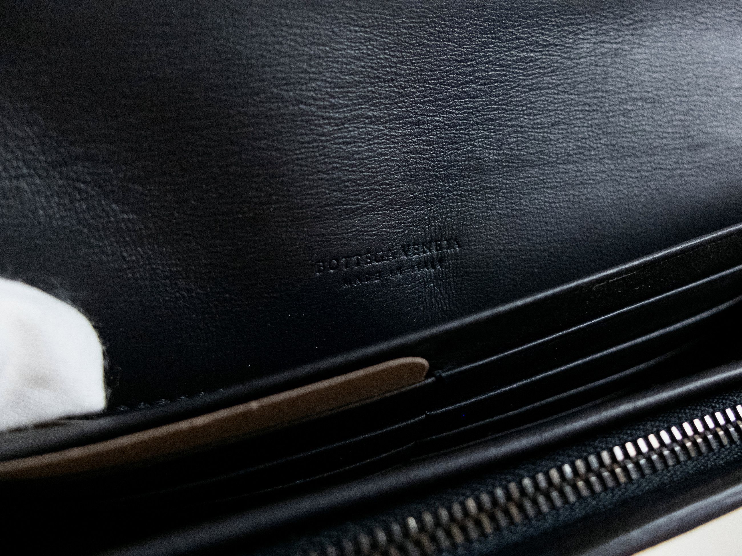 Bottega Veneta BOTTEGA VENETA dark blue intrecciato continental flap wallet Size ONE SIZE - 6 Thumbnail