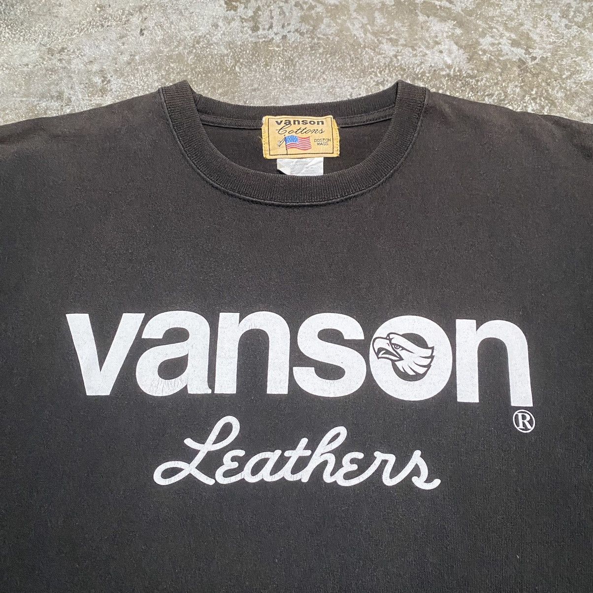 Vanson Leathers Vanson Leathers Bikers T Shirt Faded Medium Size Size US M / EU 48-50 / 2 - 8 Thumbnail
