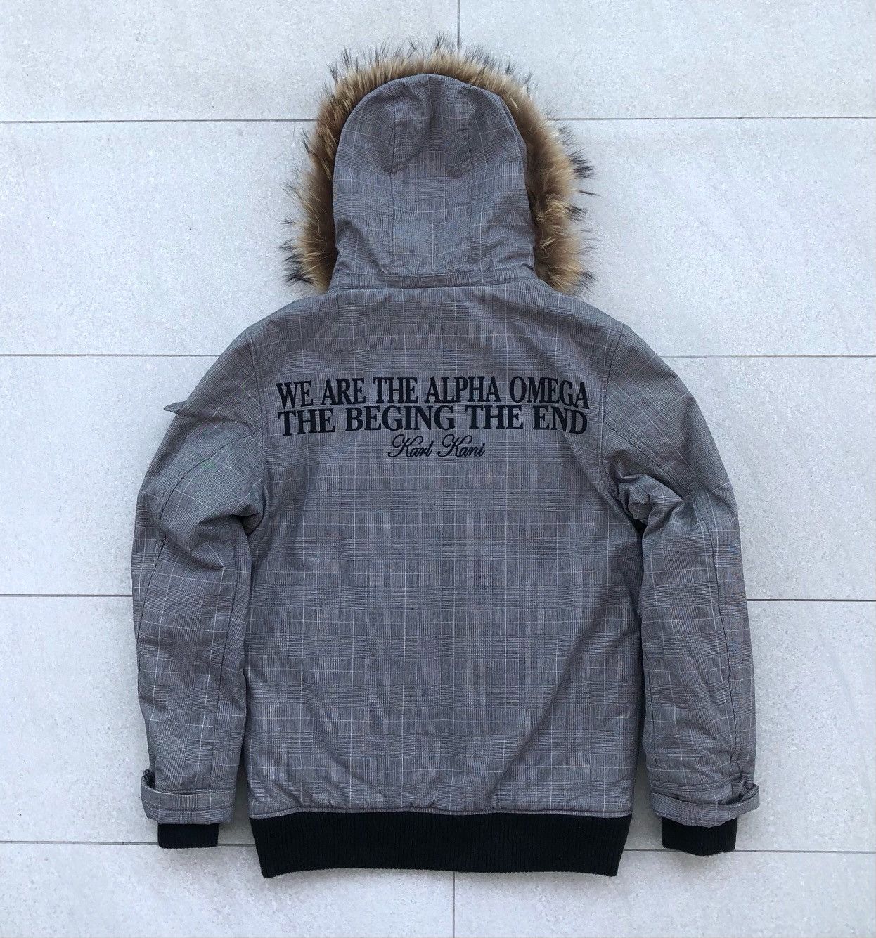 Karl Kani Karl Kani Acrylic Fur Raccoon Hoodie Lined Fleece Jacket Size US M / EU 48-50 / 2 - 5 Thumbnail