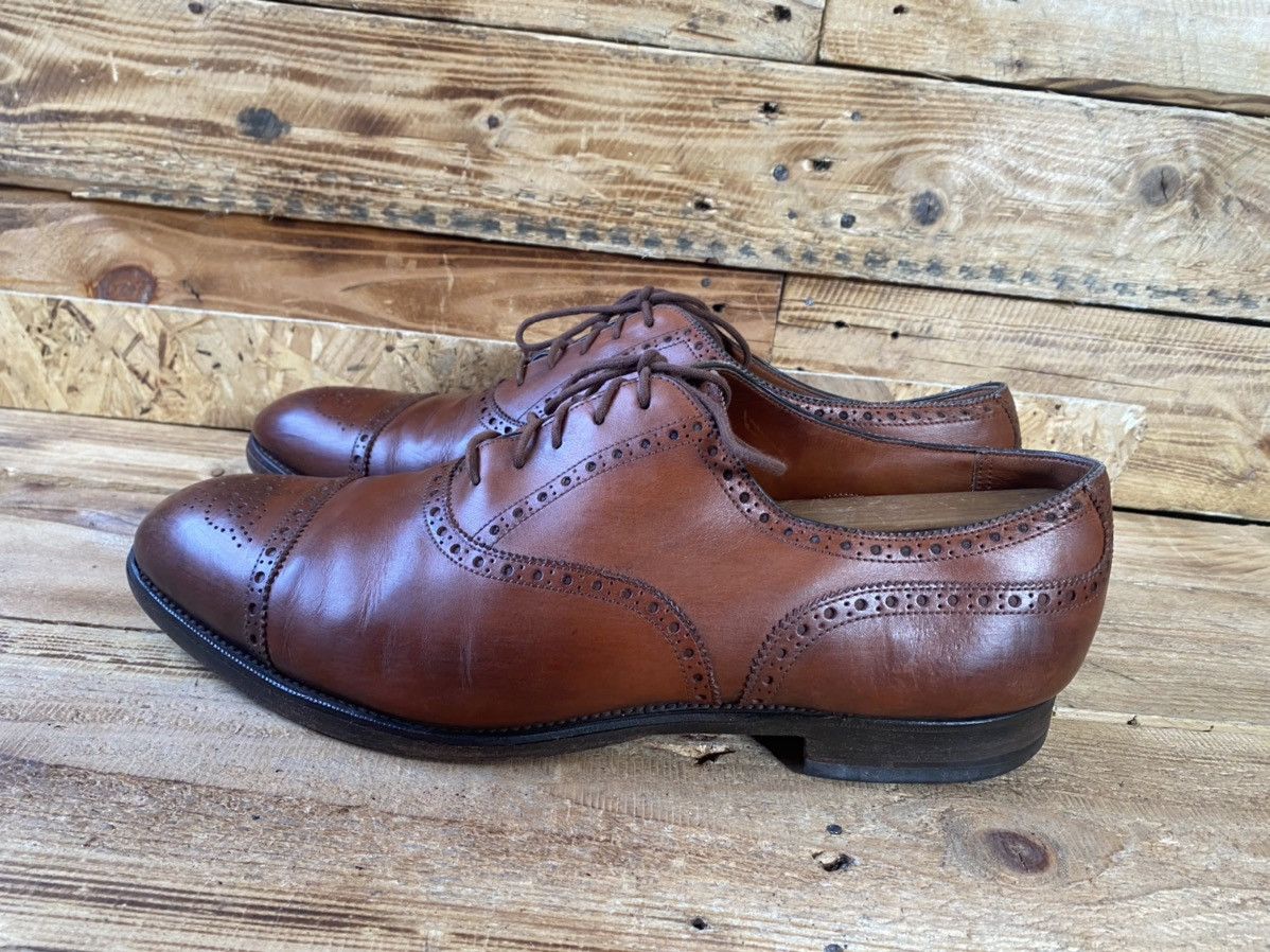 Edward Green Edward green captoe brown oxford leather shoes sz 11E Size US 11 / EU 44 - 5 Thumbnail