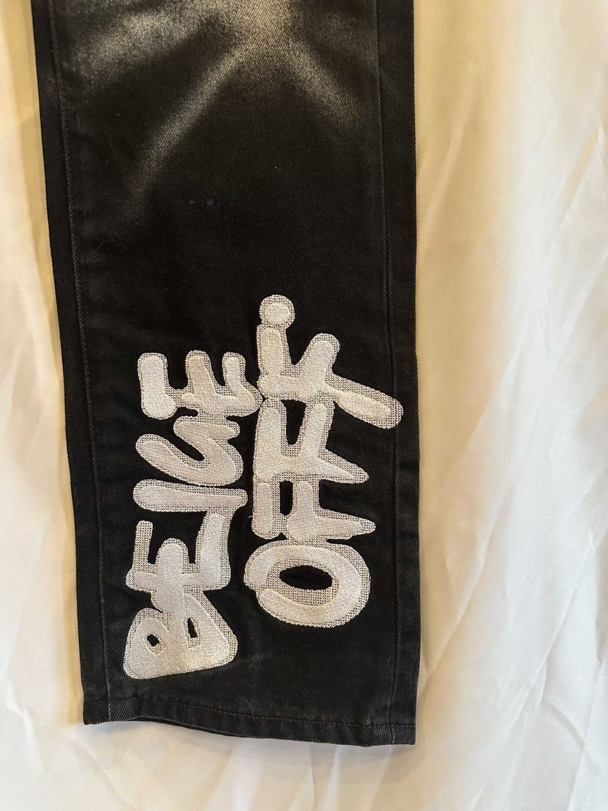Off-White Off-White Black Denim Pants Size US 32 / EU 48 - 2 Thumbnail