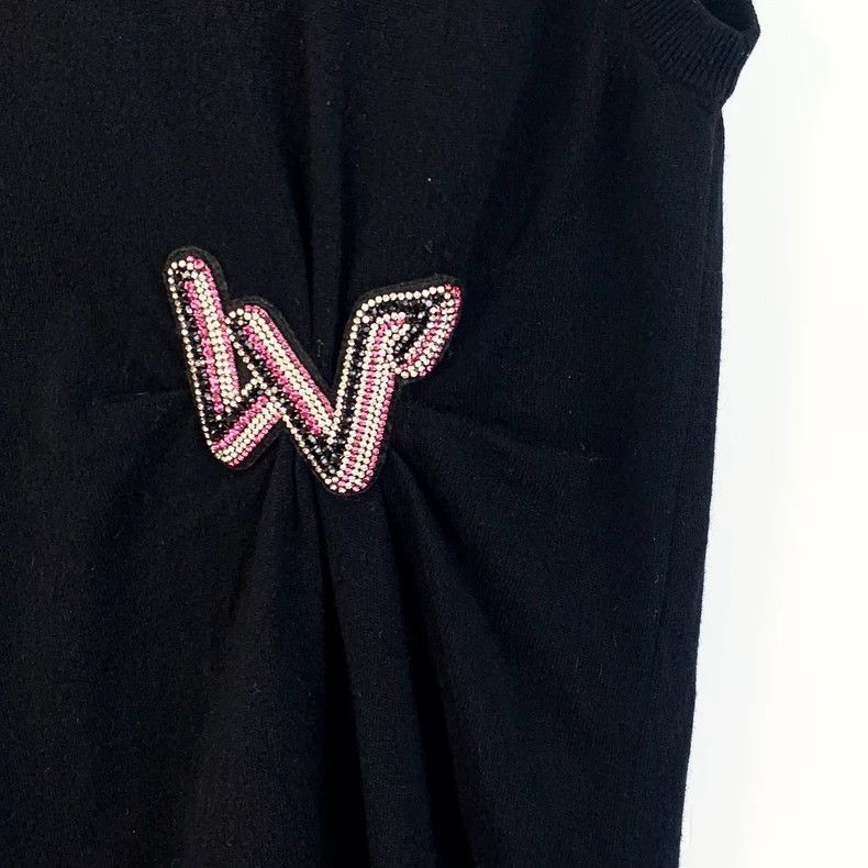 Louis Vuitton Louis Vuitton Black monogrammed and diamond-encrusted wool Size XS / US 0-2 / IT 36-38 - 4 Thumbnail