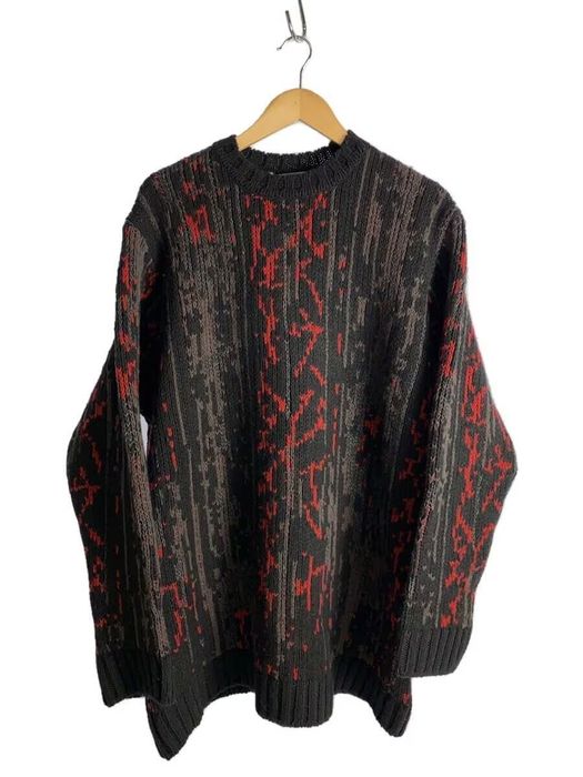 Yohji Yamamoto Pour Homme 23aw 3GJQ ETHNIC DESIGN ROUND NECK | Grailed