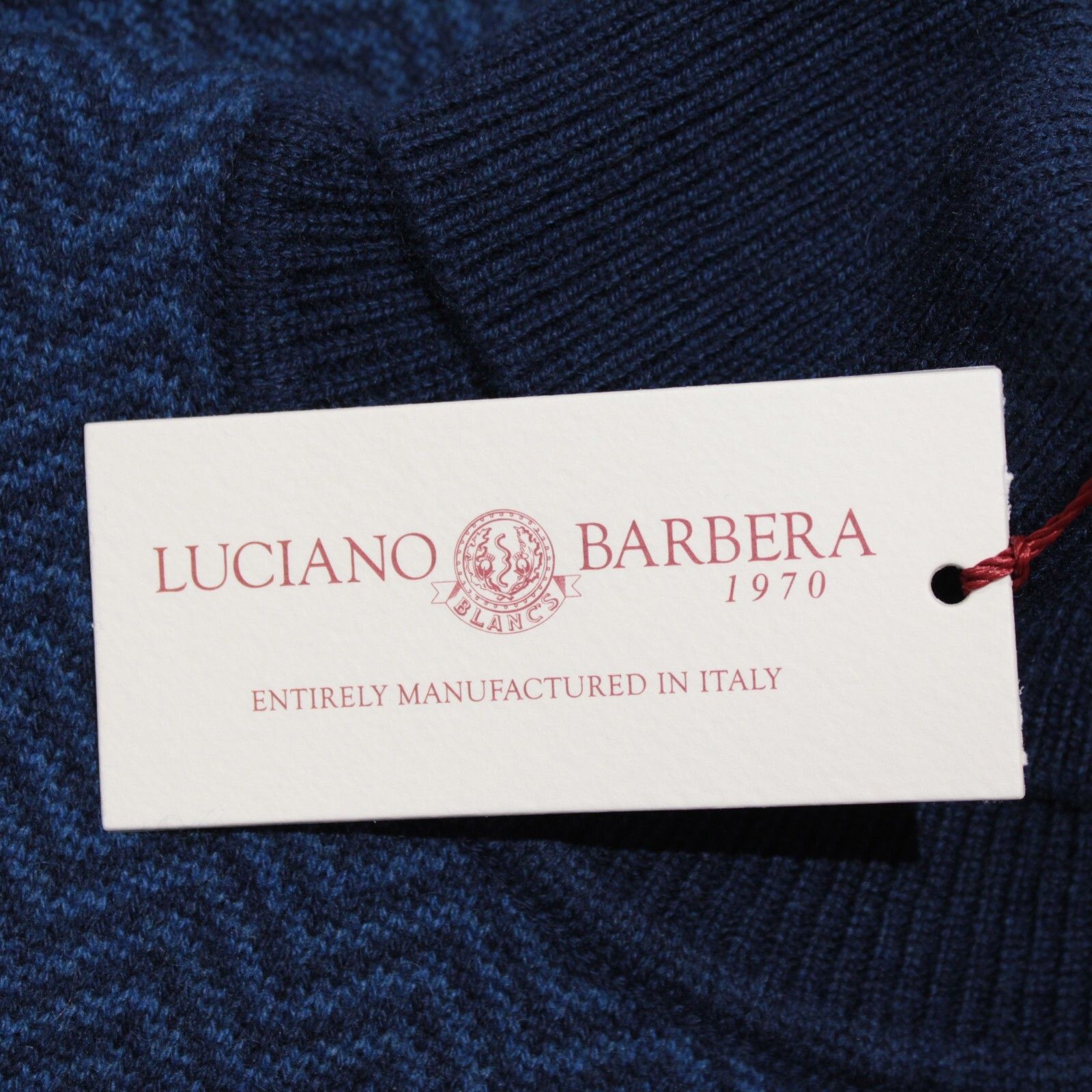 Luciano Barbera Luciano Barbera Sweater Size US L in Blue Size US L / EU 52-54 / 3 - 2 Thumbnail