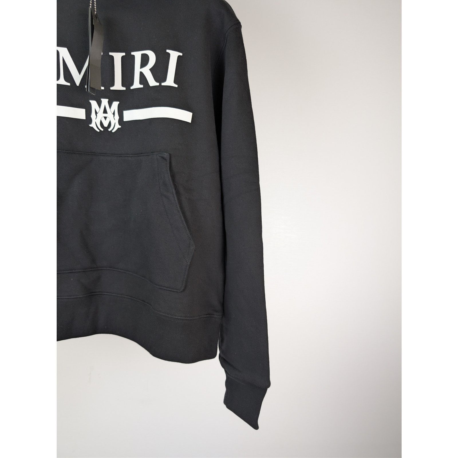 Amiri o1rshd1 Q:2 / MA Bar Logo Hoodie in Black S Size US S / EU 44-46 / 1 - 5 Thumbnail
