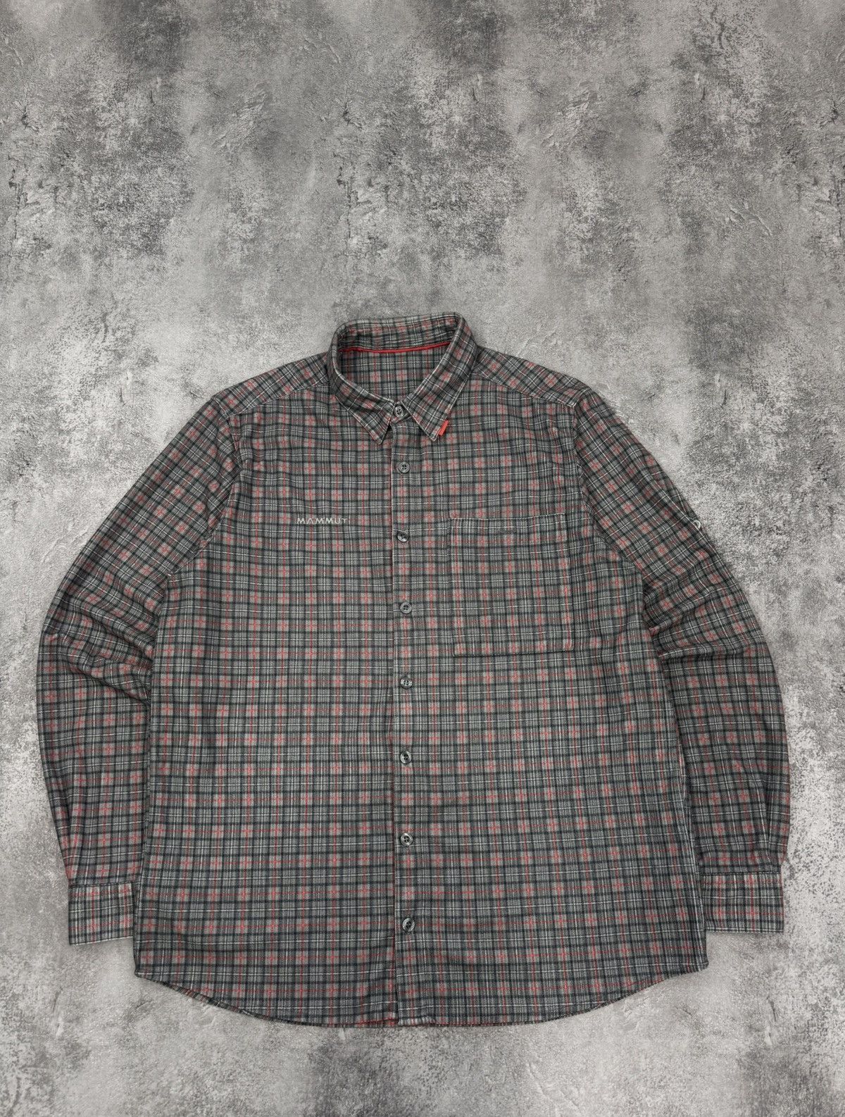 Mammut Mammut Men Shirt Grey Red Check Size L Size US L / EU 52-54 / 3 - 1 Thumbnail