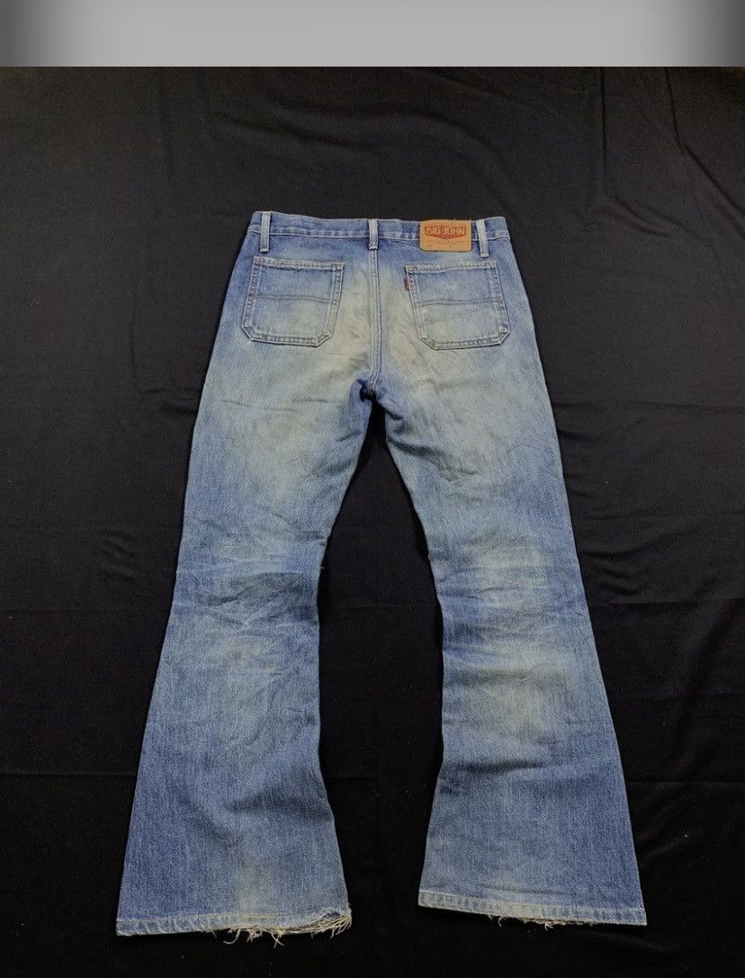 Big John Big Jhon Distressed Japan Super Denim Pants Size US 31 - 2 Thumbnail