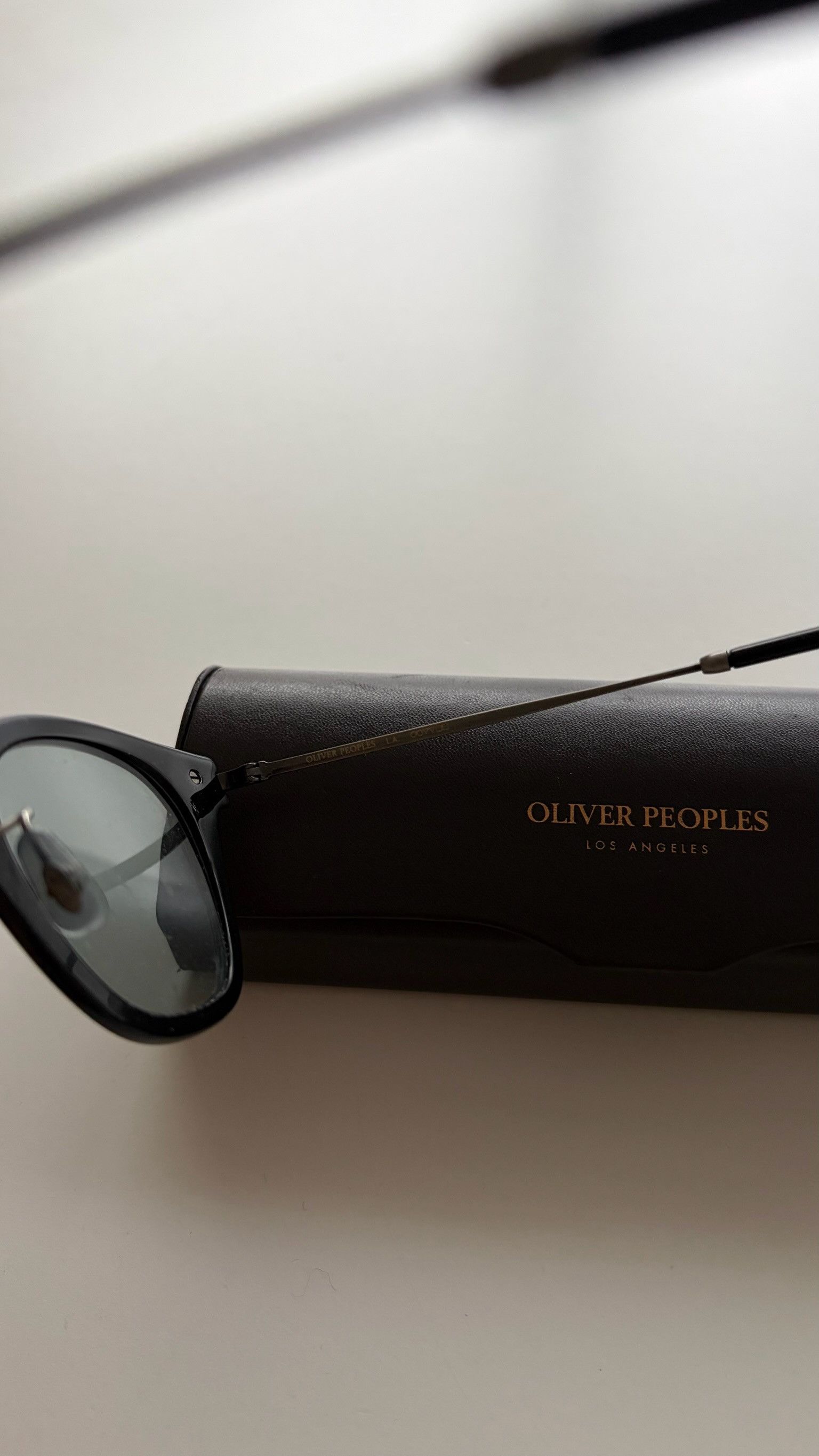 Oliver Peoples Oliver Peoples OV5496 Len Square Eyeglasses (Black) Size ONE SIZE - 4 Thumbnail