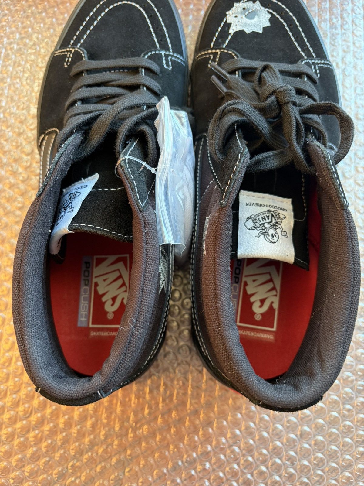Supreme × Vans US 11.5 Nate Lowman × Supreme × Vans Skate Grosso Mid Black Size US 11.5 / EU 44-45 - 5 Thumbnail