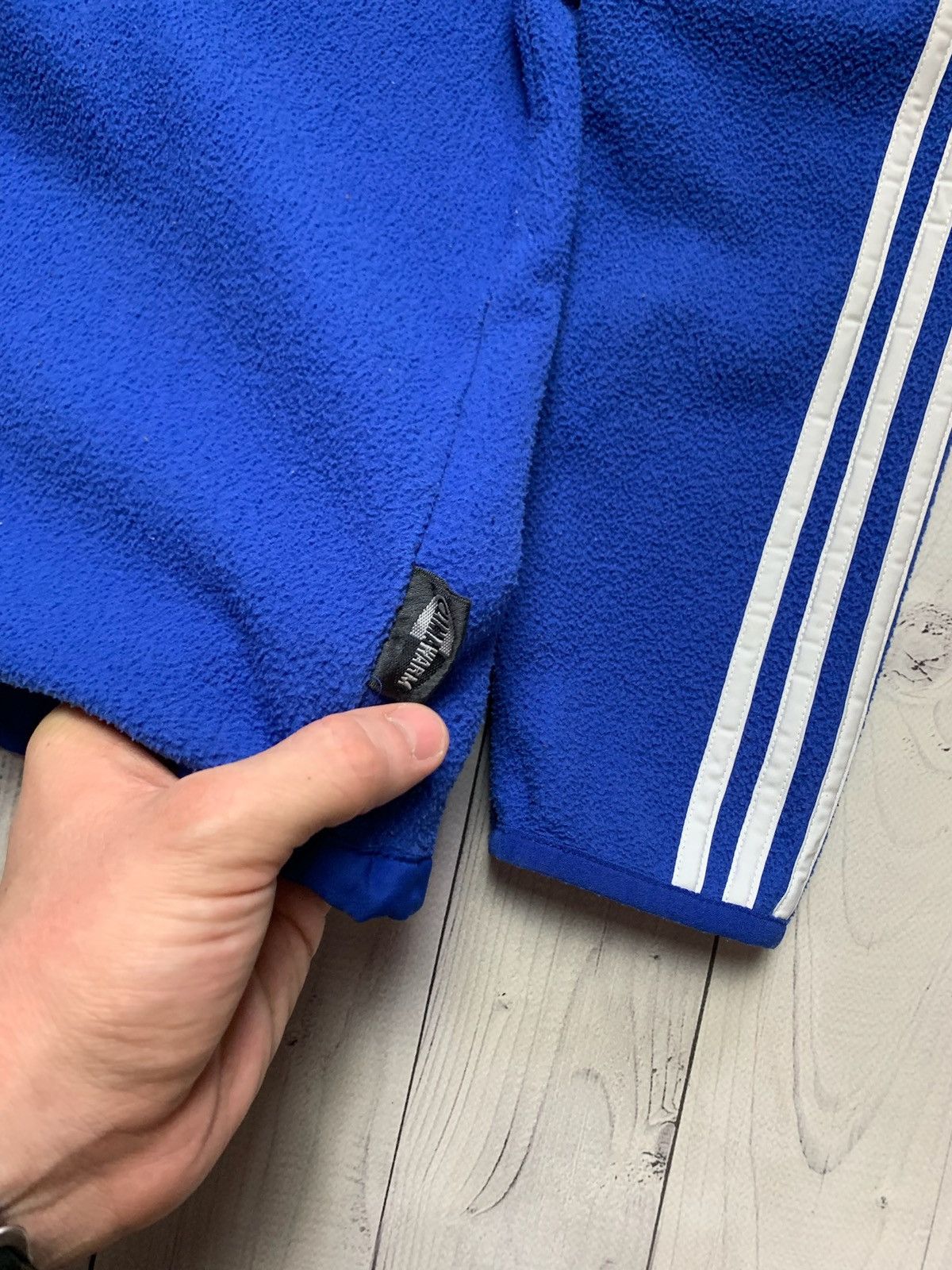 Adidas Adidas Chelsea vintage soccer fleece jacket Size l blue Size US L / EU 52-54 / 3 - 5 Thumbnail
