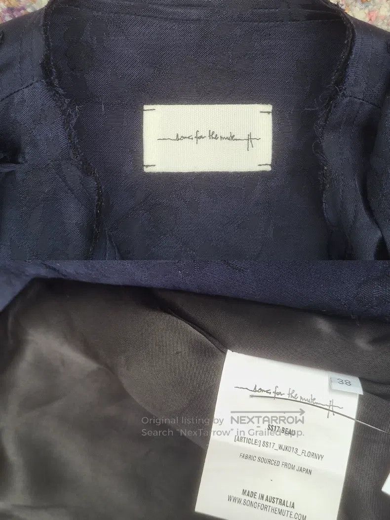 Song For The Mute Song For The Mute Embroidered Jacket Size XS / US 0-2 / IT 36-38 - 9 Thumbnail