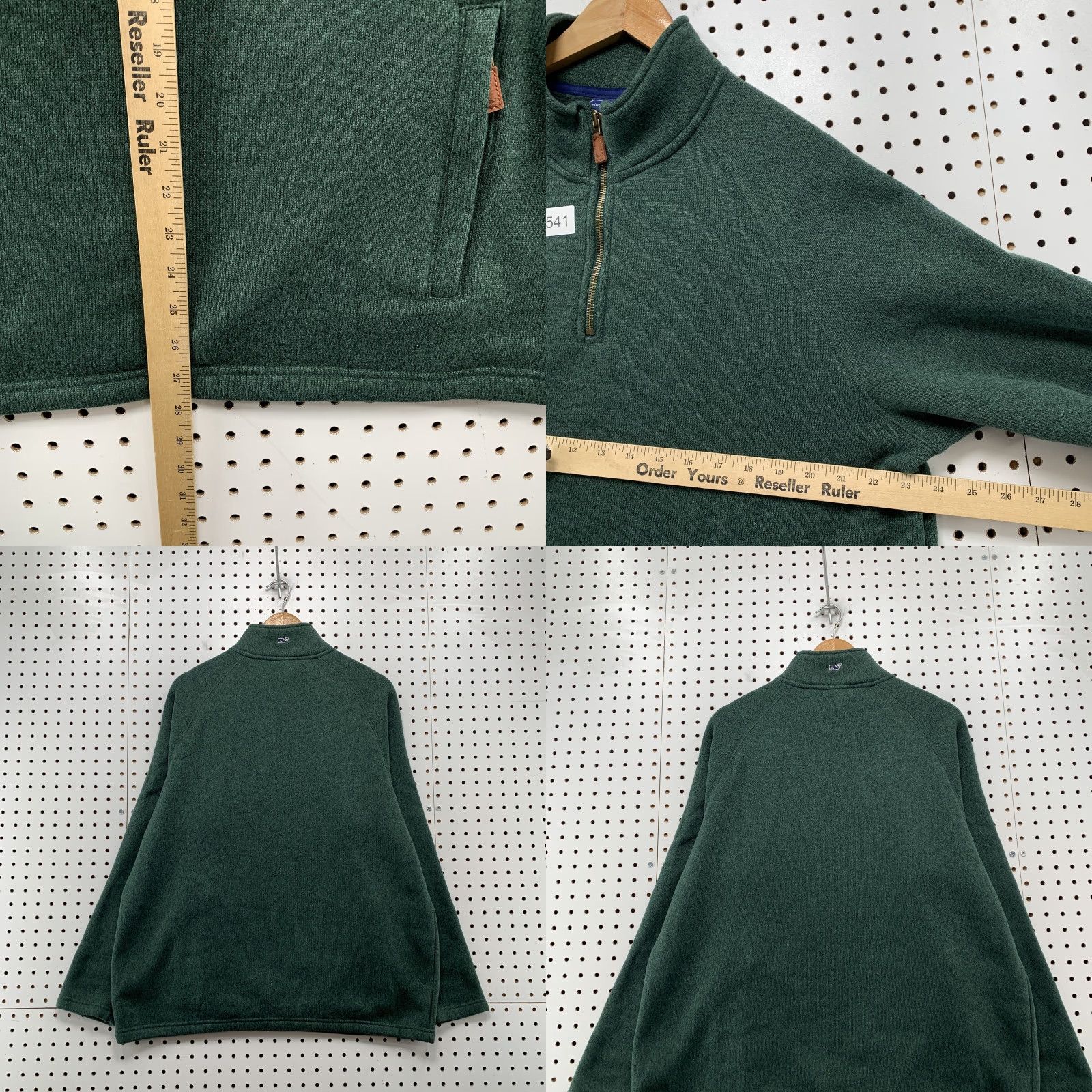 Vineyard Vines Vineyard Vines 1/4 Zip Pullover Sweater Mens Large Green Preppy Casual Size US L / EU 52-54 / 3 - 8 Thumbnail