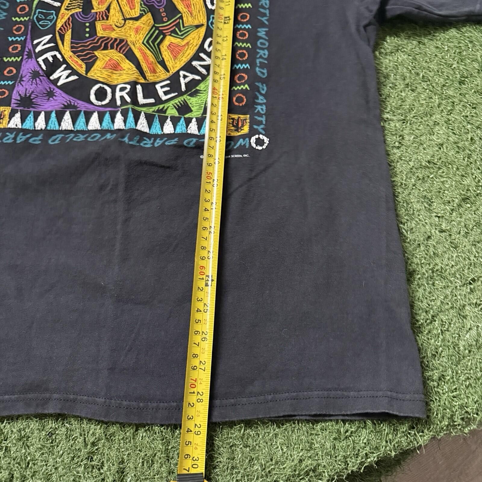 Hanes Vintage 1991 Mardi Gras New Orleans T-Shirt Hanes Adult XL Size US XL / EU 56 / 4 - 5 Thumbnail