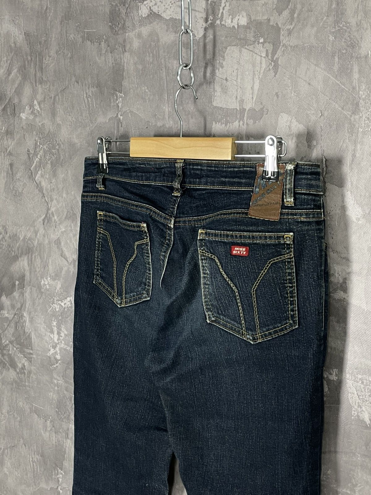 Miss Sixty × Vintage Y2K Miss Sixty Denim Flared Jeans Vintage 90s Size 29" - 8 Thumbnail