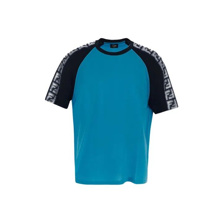 Fendi Fendi SS23 Color Blocked Short Sleeve T-Shirt 0079 Size US S / EU 44-46 / 1 - 1 Thumbnail