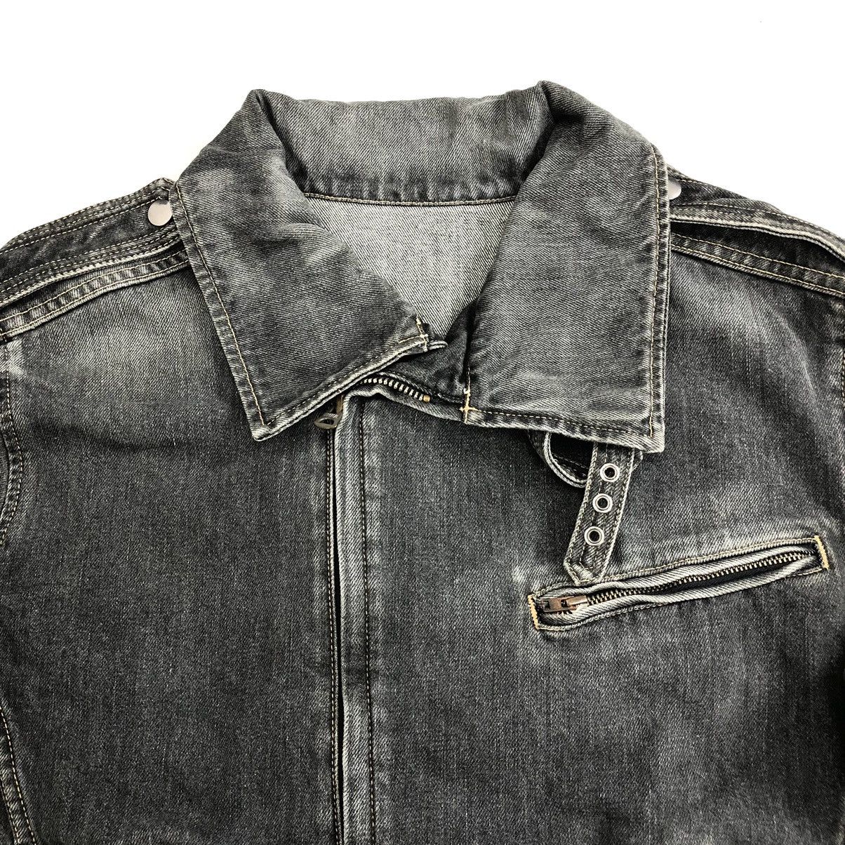 If Six Was Nine Vintage Japanese Brand Black Wash Biker Jacket Jeans Size US M / EU 48-50 / 2 - 4 Thumbnail