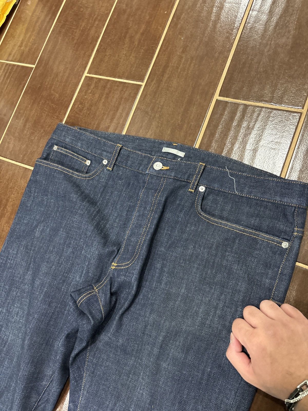 Dior LIGHT USED Dior Oblique Denim Slim Jeans Size 38 Size US 38 / EU 54 - 2 Thumbnail
