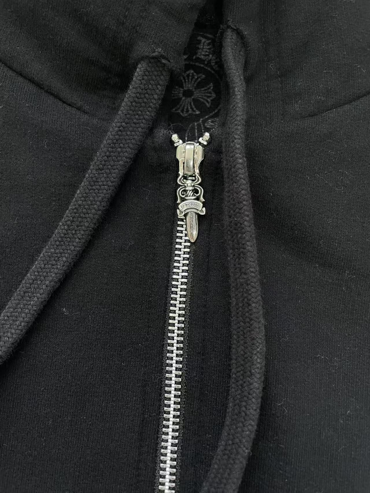 Chrome Hearts Chrome Hearts Multi Color Horseshoe Logo Zip Up Hoodie Size L / US 10 / IT 46 - 6 Thumbnail