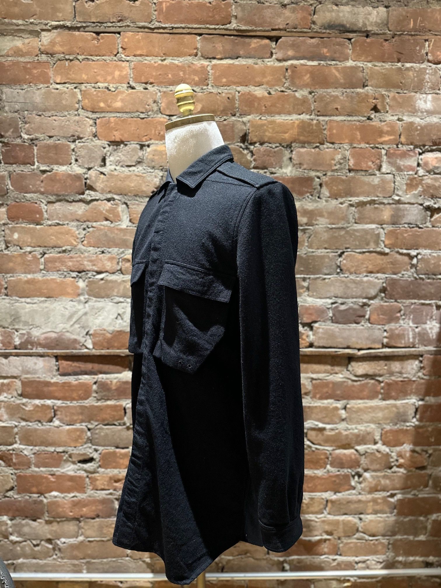 Rick Owens Rick Owens Long Shirt Jacket – Mastodon FW16 Size US M / EU 48-50 / 2 - 2 Thumbnail